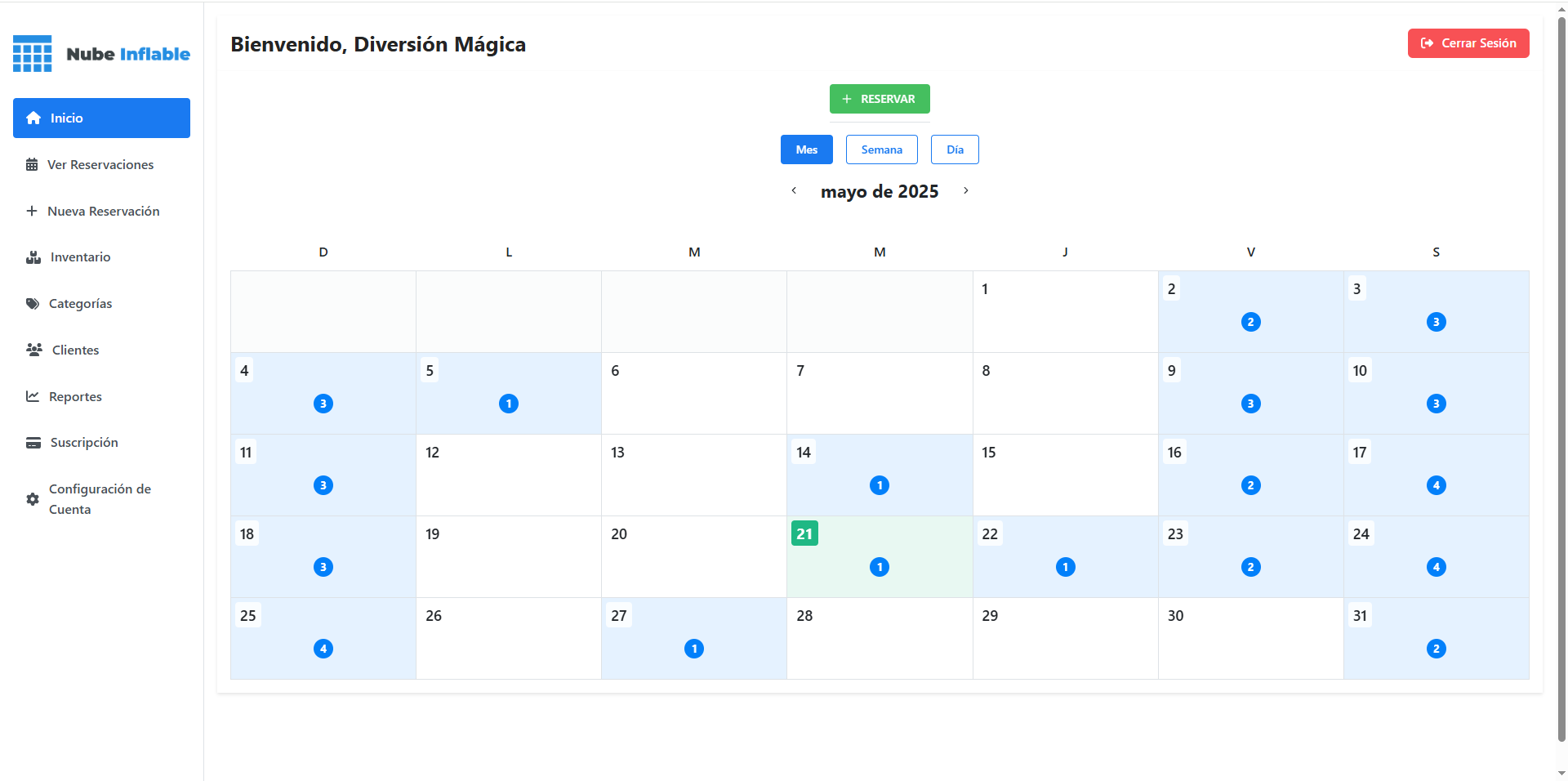 Calendario Interactivo